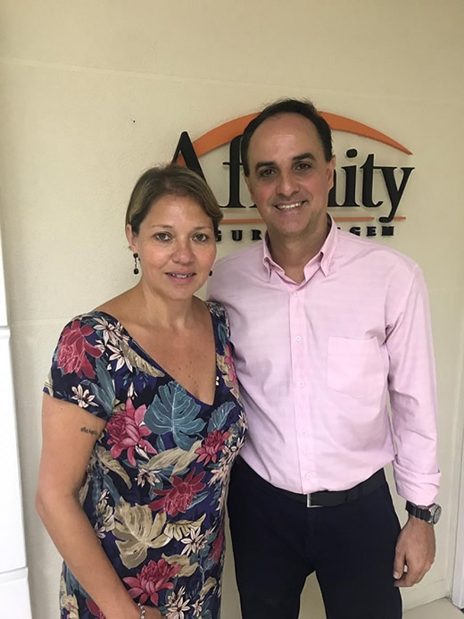 Affinity - Seguro Viagem - Kelly Vanessa, nova contratada de SP com Wilson Ramos